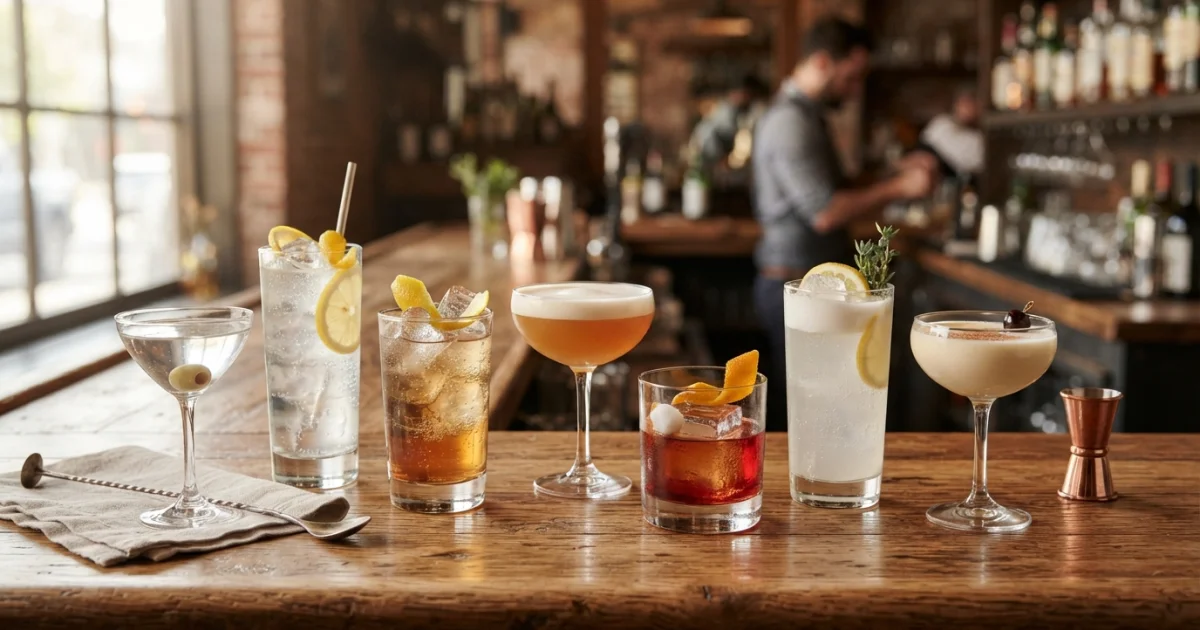 A Simple Cocktail Family Chart for Classic Drink Structures
