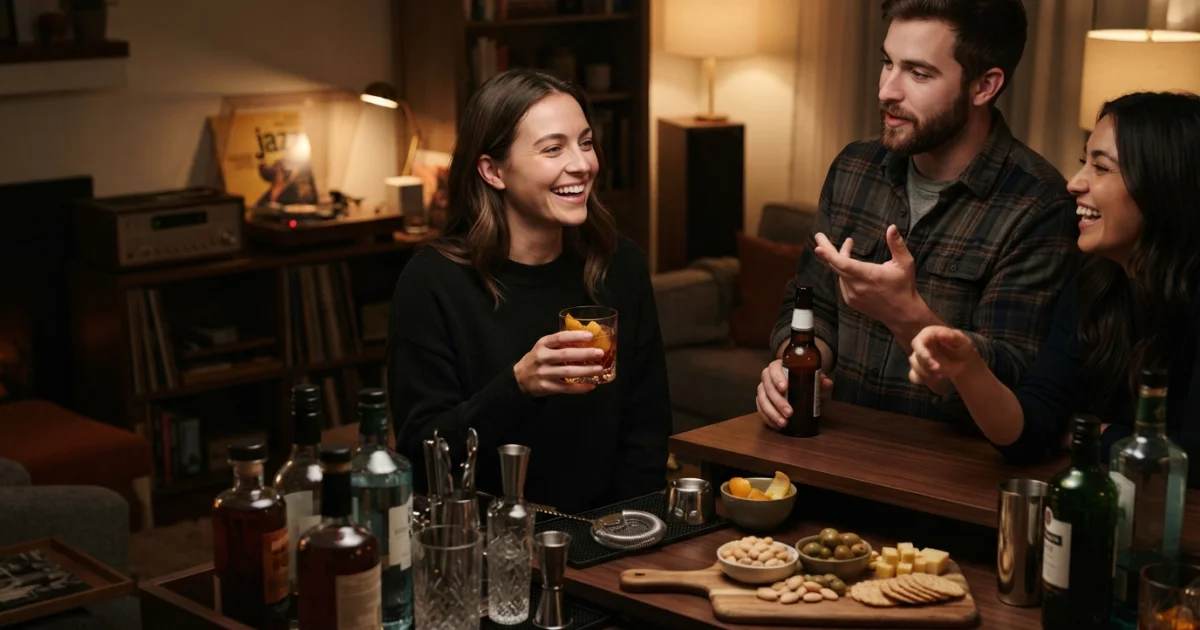 How to Build a Relaxed Bar Night at Home: Drinks, Music and Digital Entertainment