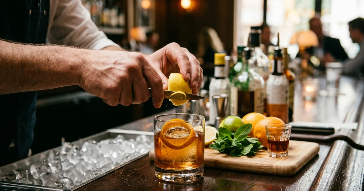 What Your Cocktail Garnish Is Actually Doing