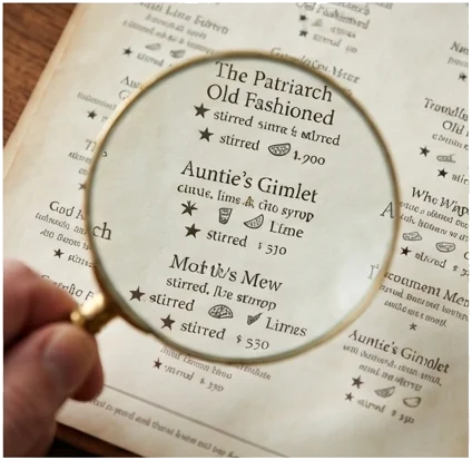 Why Families Help You Read Menus Faster